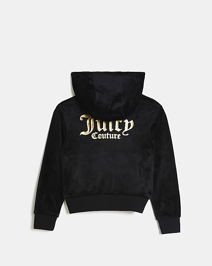 Girls black Juicy Couture hoodie