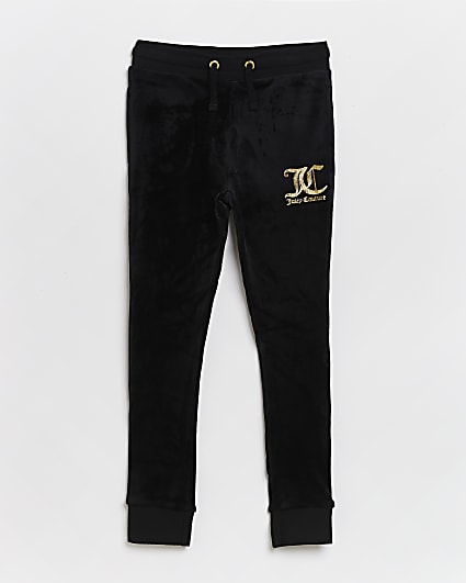 Girls black Juicy Couture joggers
