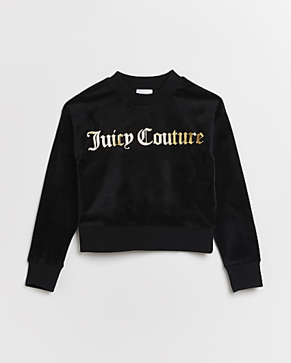 Girls black Juicy Couture jumper