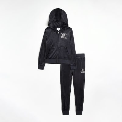 black velour juicy couture tracksuit