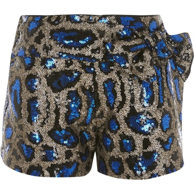 leopard print shorts river island