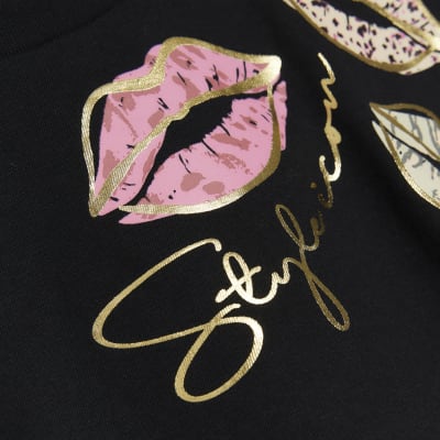 River island store lips t shirt