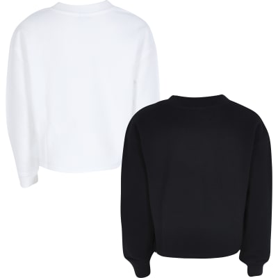 girls black sweatshirt