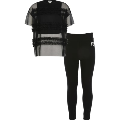 black mesh shirt outfit
