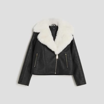 ジャケット・アウター g.v.g.v. FAUX FUR LACE UP BIKER JACKET g.v.g.v. FAUX FUR LACE UP BIKER JACKET（Lace 2024 up jacket）