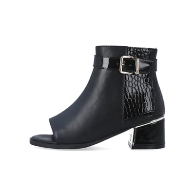 Girls peep shop toe boots