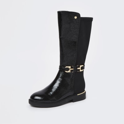 River island girls on sale knee high boots