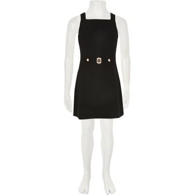 black pinafore dress kids