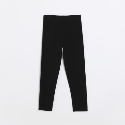 River island girls hot sale black leggings