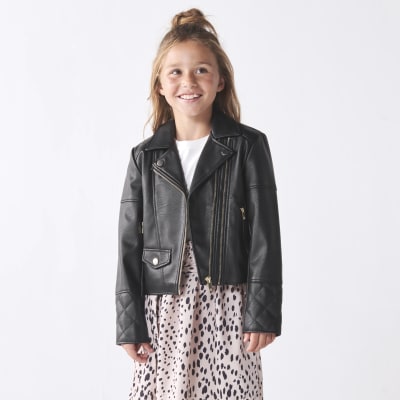 River island girls biker on sale jacket