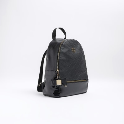 Black backpack shop river island