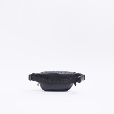 Black chain bum outlet bag