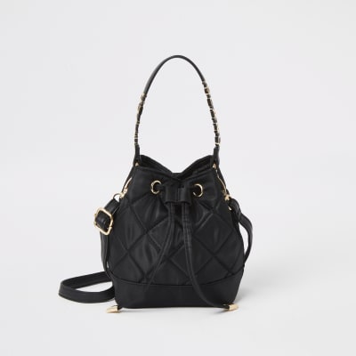 girls black handbag