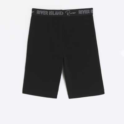 River island black store cycling shorts