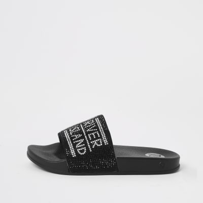 RI diamante sliders | River Island