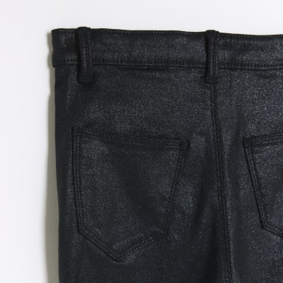 Glitter hot sale coated jeans