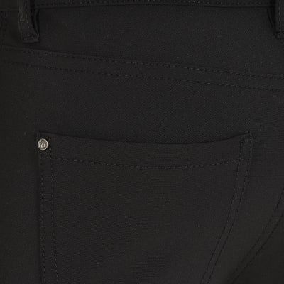 girls black skinny trousers