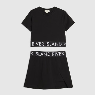 Short Noir River Island Fille 7-8 Ans - Occasion Très Bon état