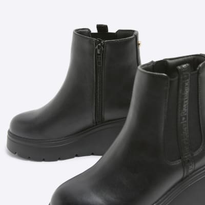 River island wedge boots sales