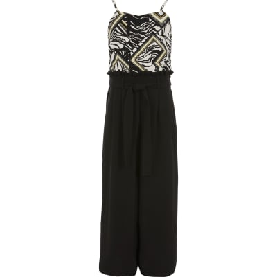 river island zebra jumpsuit