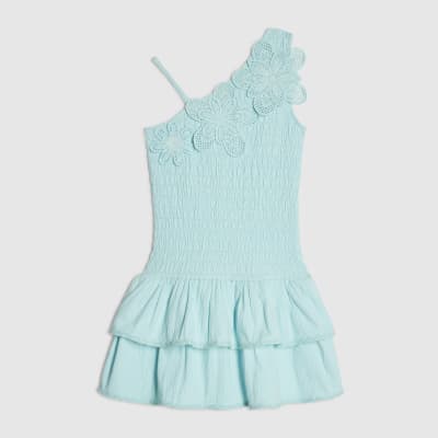 sachin and babi light blue dress Girls Holiday Dresses