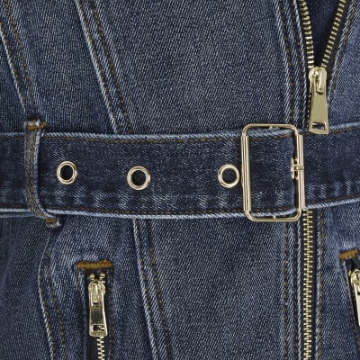 river island girls denim jacket