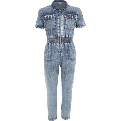 river island girls playsuit