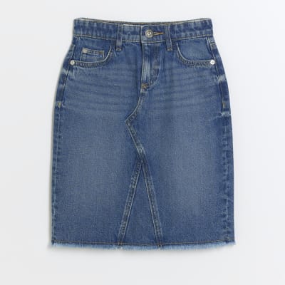 River island hot sale jeans skirt