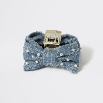 girls blue hair accessories