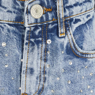 diamante jeans river island
