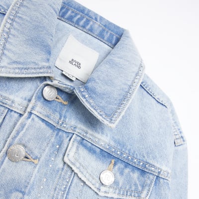 River island best sale girls denim jacket