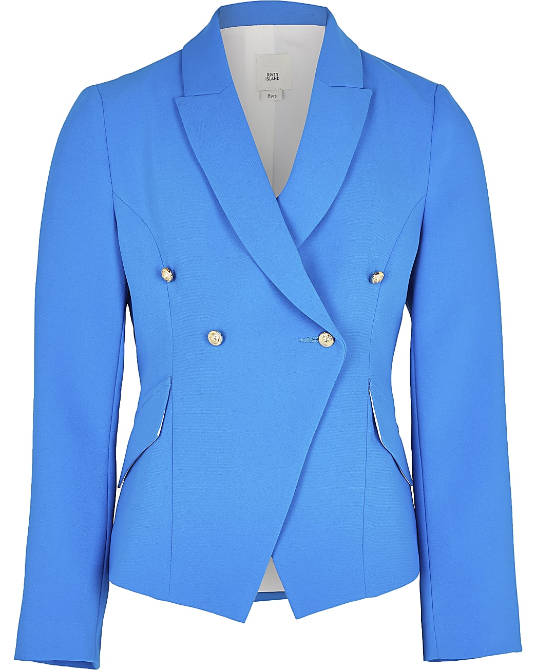 Girls blue fitted blazer
