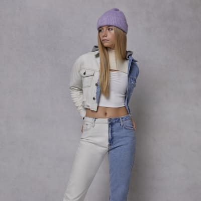 girly jean jacket