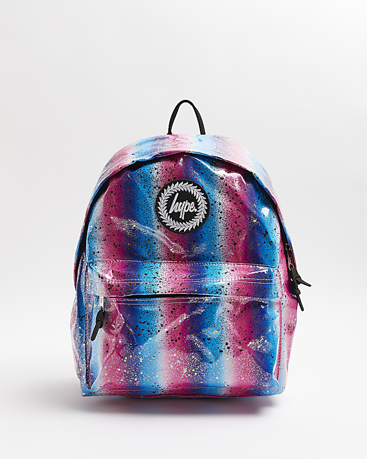 Girls blue hype backpack