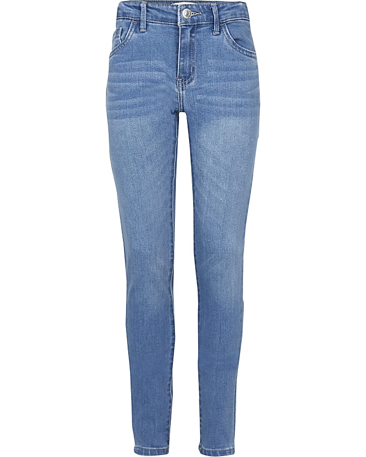 Girls blue Levi's skinny jeans