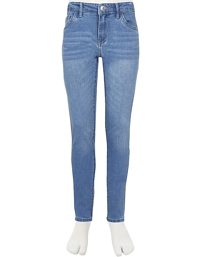 Girls blue Levi's skinny jeans