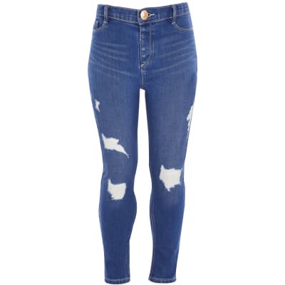 river island distressed jeans