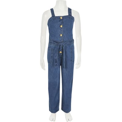 pinafore jumpsuit denim