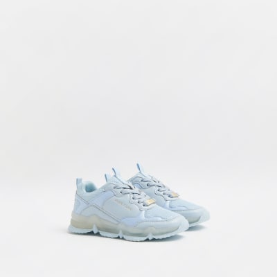 blue chunky trainers