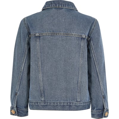 river island girls denim jacket