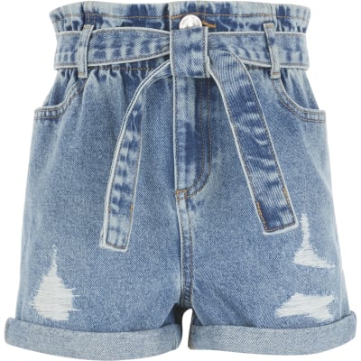 river island girls shorts