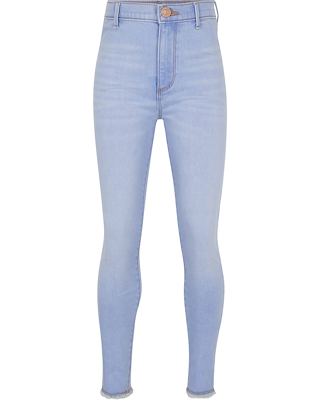 Girls blue skinny fit jeans
