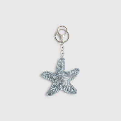 Girls Blue Starfish Bag Charm