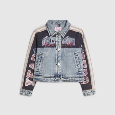 Girls Blue Year Zero Denim Jacket