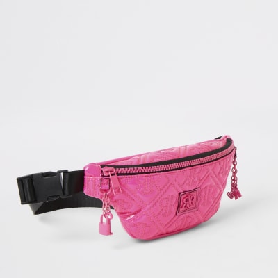 bright pink bum bag