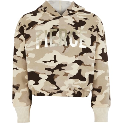 girls camo jumper