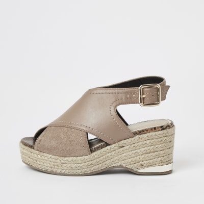 river island girls wedges