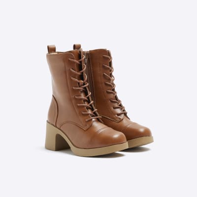 River island hot sale tan boots