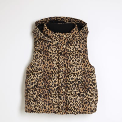 Gilet Bouffant Imprimé Léopard Lanvin Paris - Taille 8 Ans - Neuf Avec étiquettes - Fabriqué En Italie