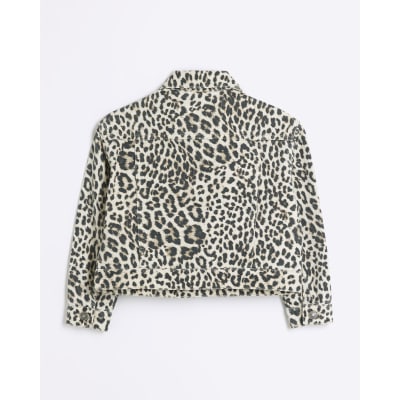 Leopard print coat river island hotsell